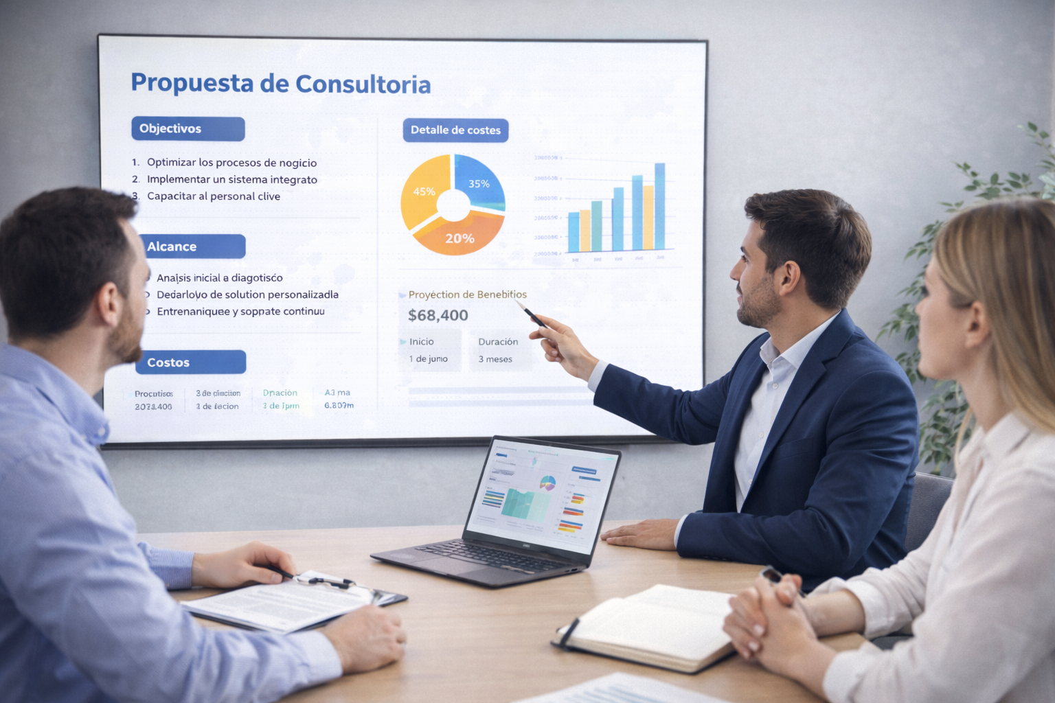 Reunión técnica de consultoría y análisis de solución