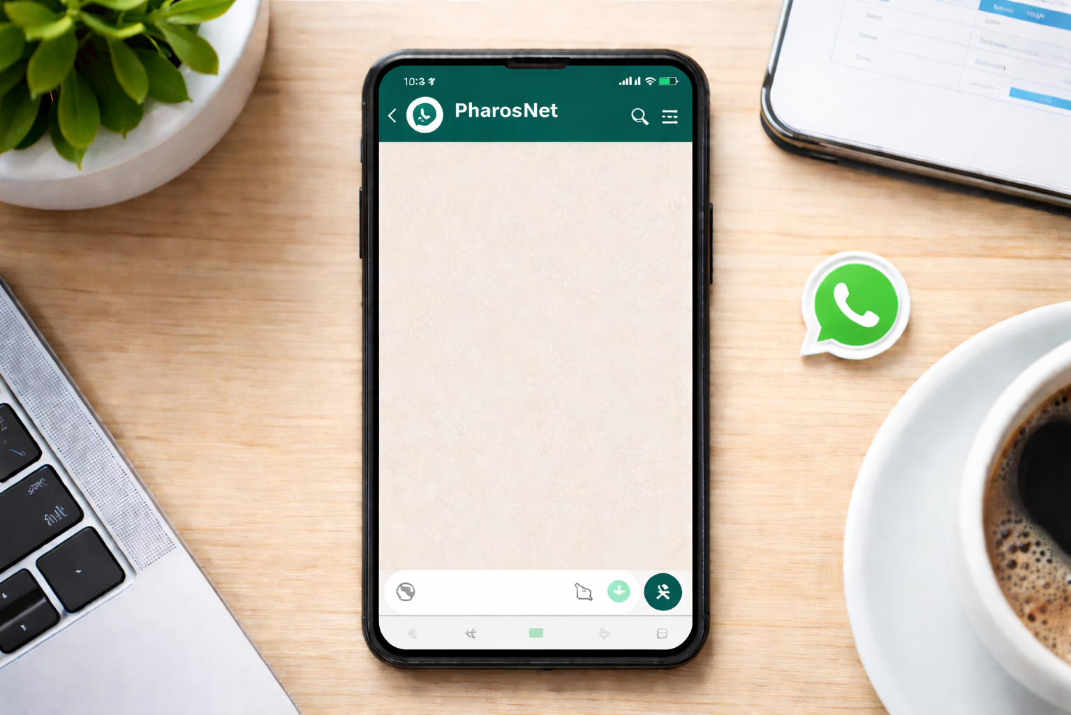 Comunicación inmediata por WhatsApp con el equipo de PharosNet