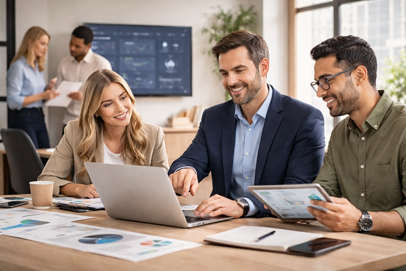 Plataforma empresarial con integraciones, dashboards y automatización